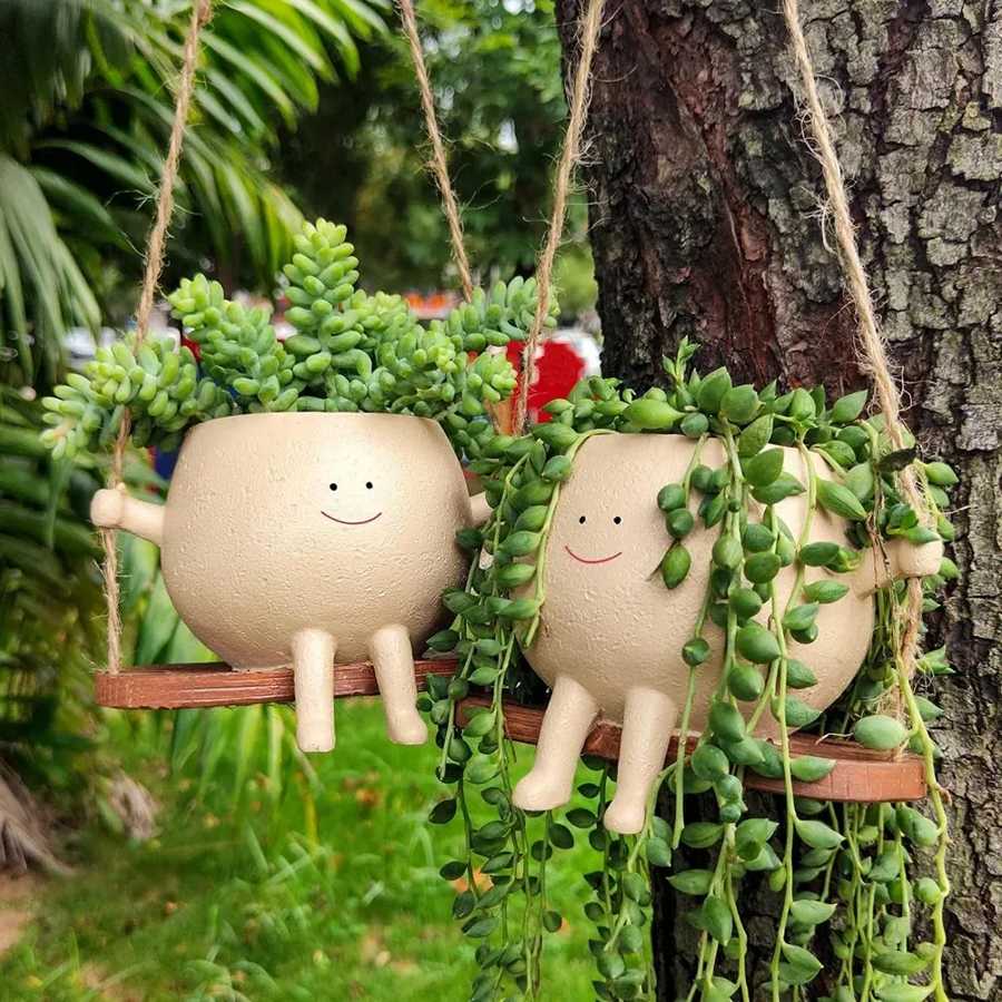 Swing Seat Face Hanging Planter